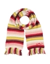 Alanui Woman Scarf Red Size - Alpaca Wool, Polyamide, Wool In Red