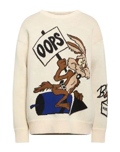 Alanui Woman Sweater Beige Size M Virgin Wool In Multi