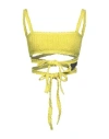 Alanui Woman Top Yellow Size S Cotton