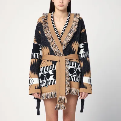 Alanui Women's African Vibes Cardigan Blue/sand