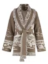 Alanui Beyond The Horizons Sweaters And Cardigans In Beige