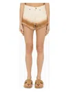 Alanui Denim Shorts Trousers White In White
