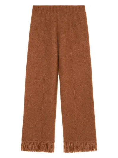 ALANUI WOMEN'S CASHMERE AND SILK BLEND TROUSERS