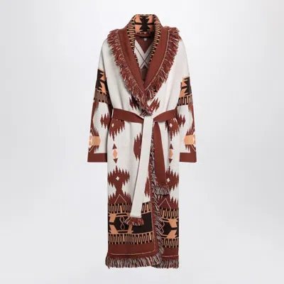 Alanui Women's Long Cardigan Icon Jacquard /