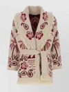 Alanui Embroidered Wool Blend Glimpse Of Eden Cardigan In Multi