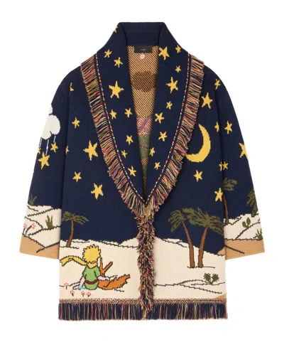 ALANUI X THE LITTLE PRINCE FRINGED CARDIGAN