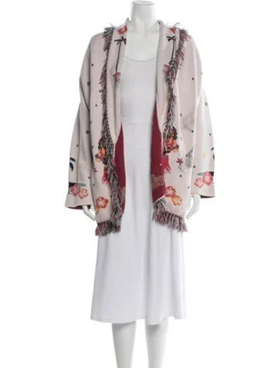 Pre-owned Alanui Wool Floral Print Sweater In Multicolor