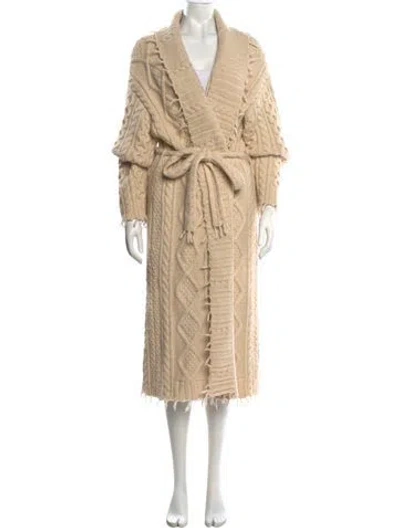 Pre-owned Alanui Wool Patterned Sweater In Neutrals