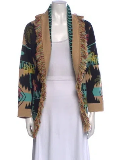 Pre-owned Alanui Wool Printed Sweater In Multi