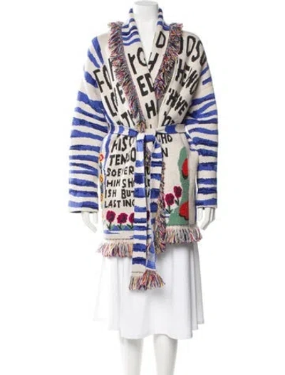 Pre-owned Alanui Wool Printed Sweater In Multi