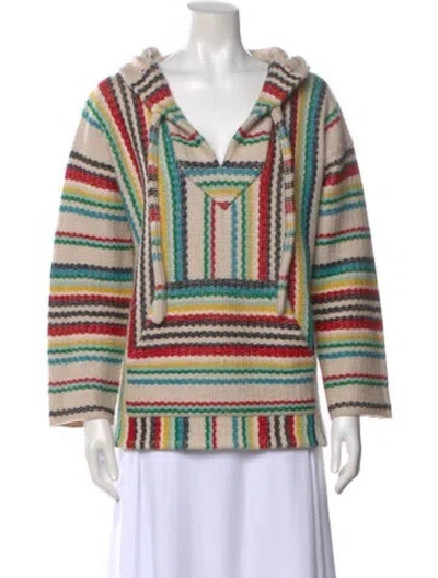 Pre-owned Alanui Wool Striped Hoodie