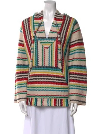 Pre-owned Alanui Wool Striped Sweater