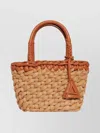Alanui Woven Tote Bag Braided Handles In Brown