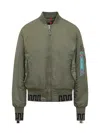 Alanui X Alpha Industries Bom Sage In Sage
