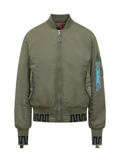 Alanui X Alpha Industries Bom Sage In Green