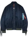 Alanui X Alpha Industries Bomber Jacket In Blue