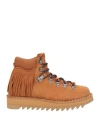 Alanui X Diemme Woman Ankle Boots Brown Size 7 Soft Leather In Brown