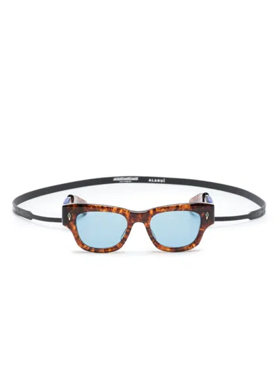 Alanui X Jmm Topanga Square-frame Sunglasses In Brown