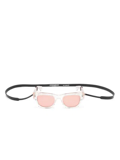 Alanui X Jacques Marie Mage Zuma Sunglasses In Pink
