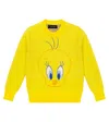 Alanui X Looney Tunes Tweenty Virgin Wool Sweater In Yellow Multicolor