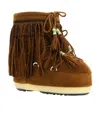 ALANUI X MOON BOOT ICON LOW FRINGED SHEARLING BOOTS
