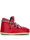 Alanui X Moon Boot Moon Boot In Red