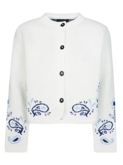Alanui -inspired Island Roots Foulard-style Jacket In White