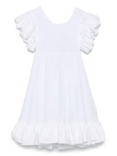 Alapage Babies' Achillea Dress In White