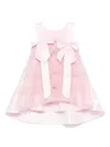 Alapage Bow-detail Dress In Pink