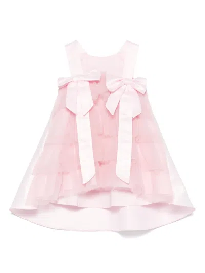 Alapage Babies' Bow-detail Dress In Pink