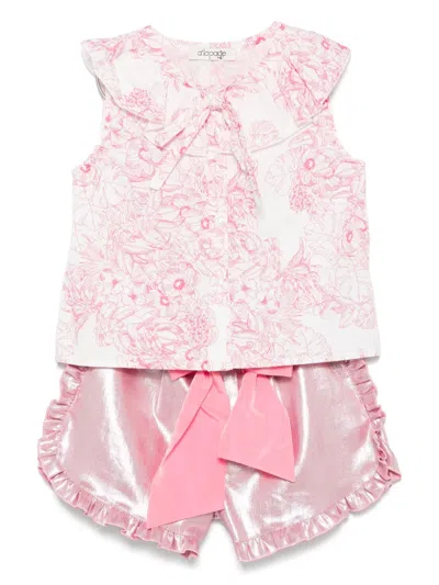 Alapage Kids' Clivia Shorts Set In Pink