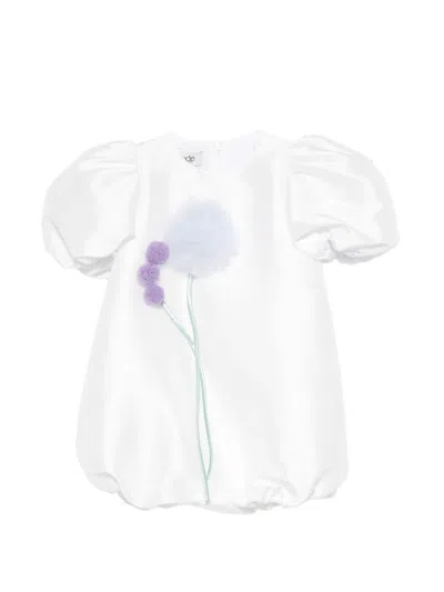 Alapage Babies' Floral Shorties In White