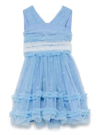 Alapage Kids' Gardenia Dress In Blue