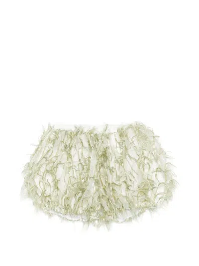 Alapage Kids' Ruffled Shorts In Green