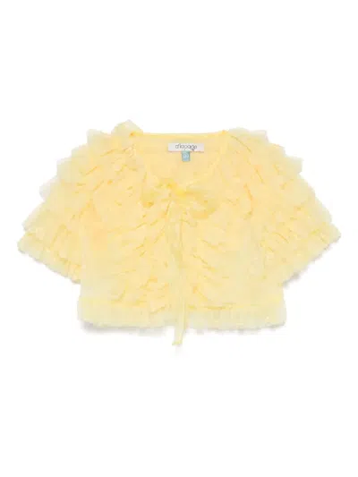 Alapage Tulle Jacket In Yellow