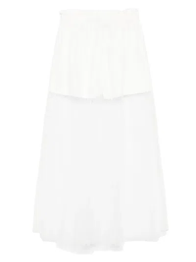Alapage Wide-leg Trousersr In White