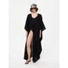 Alas Beach Cotton Kaftan In Multi