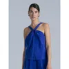 Alas Cupro Top In Blue