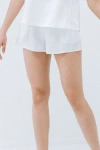 Alas Persephone Silk Shorts In White