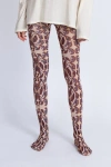 Alas Printed Tights In Purple