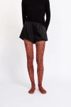 Alas Printed Tights In Red