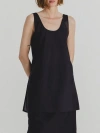 Alas Silk Cotton Tanktop In Black