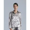 Alas Silk Long Sleeve Shirt In Gray