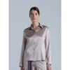 Alas Silk Long Sleeve Shirt In Gray