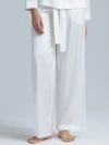 Alas Silk Pajama Pants In White