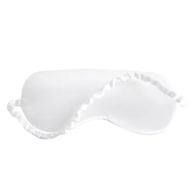 Alas Silk Sleep Mask In Milk White