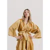 Alas Structured Kimono Jacket In Gold