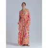 Alas Viscose Robe In Red