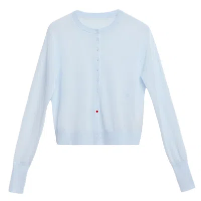 Alas Women's Cardigan In Baby Blue