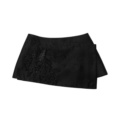 Alas Women's Full Bloom Layering Skirt In Black